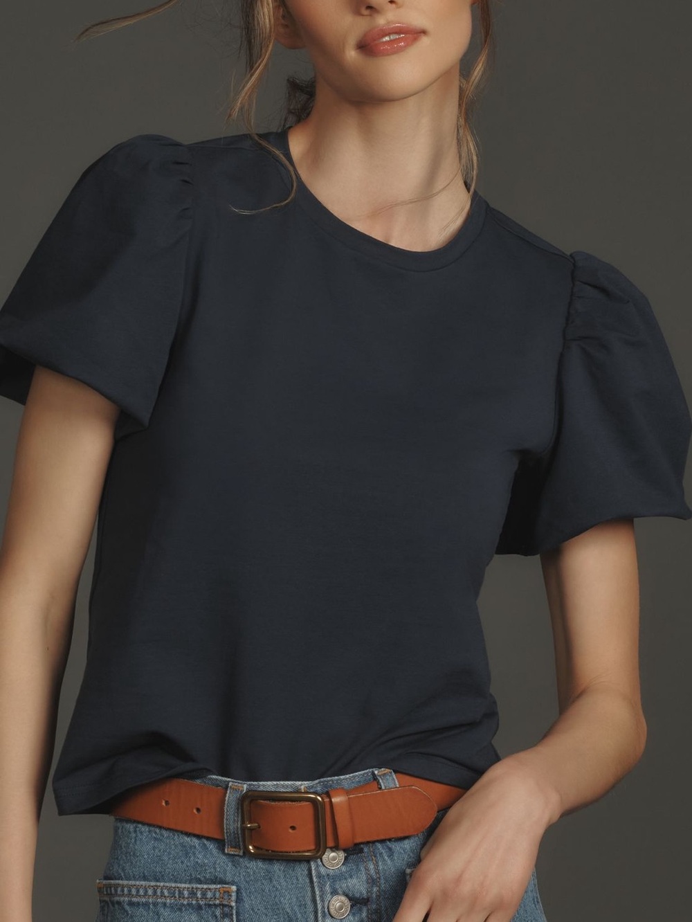 Walter Baker Short Sleeve Top Harley New Small Navy Anthropologie